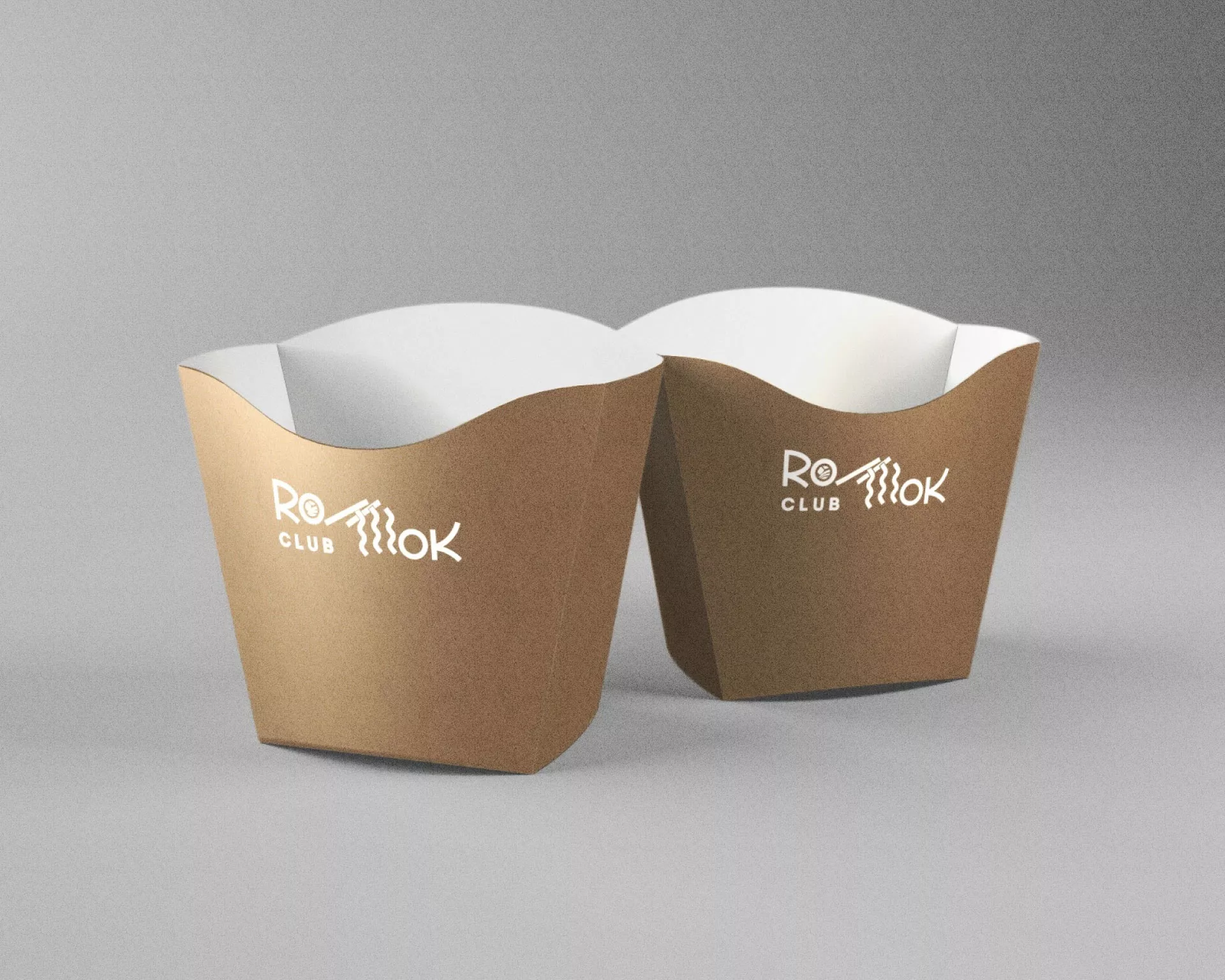 Создание дизайна упаковки суши-бара «Roll Wok Club» в Ухте